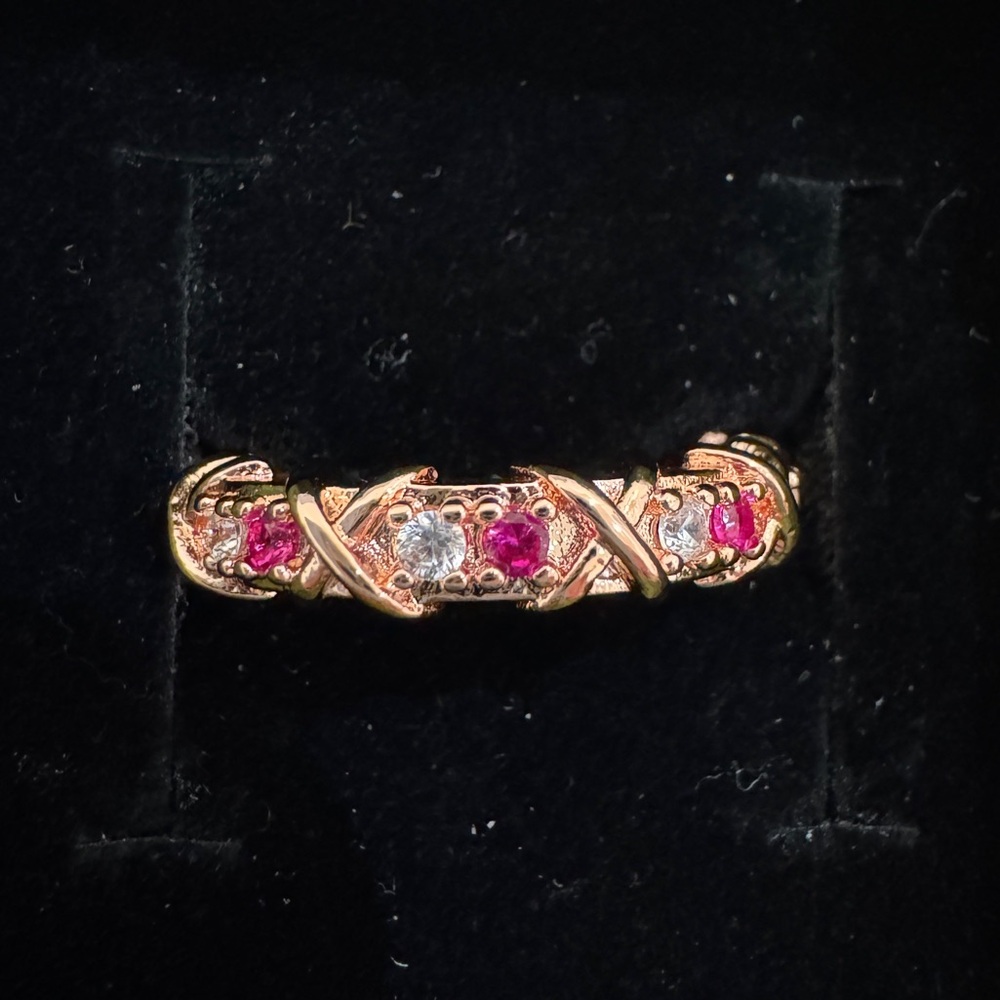 Rose gold color ring